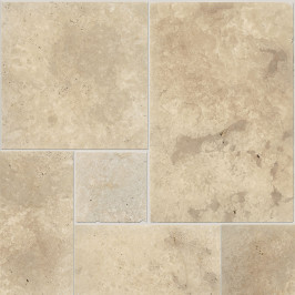 kalksteen, natuursteen vloertegels, beige, terrastegel, romaans verband, legpatroon, module, travertin,